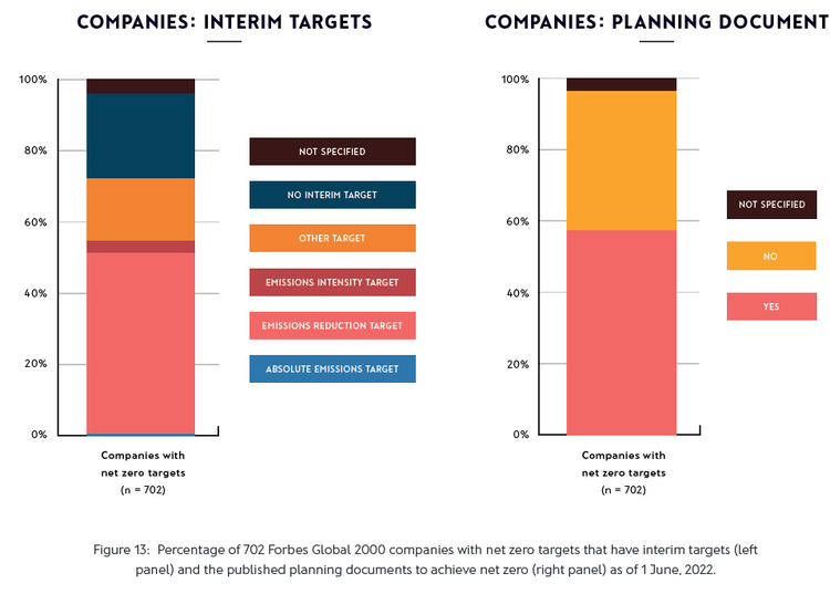 Companies: interim targets and Companies: planning document